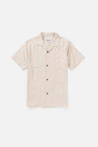 Vacation Stripe Ss Shirt Natural