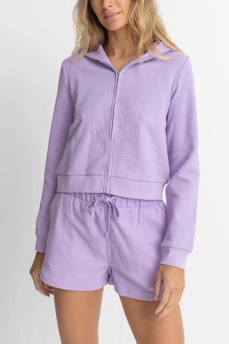 Lavender Light Layers Zip Up