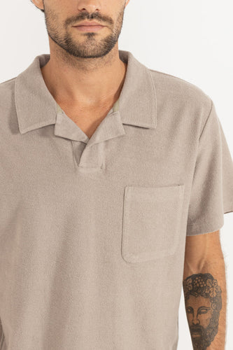 Stone Vintage Terry Polo