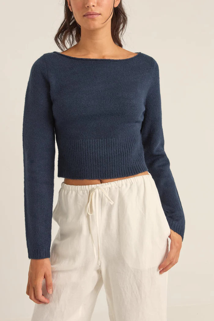 Navy Chloe Knit Jumper