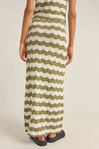 Carmen Stripe Knit Maxi Skirt