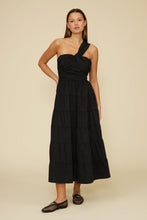 Load image into Gallery viewer, Black Christy Poplin Dress