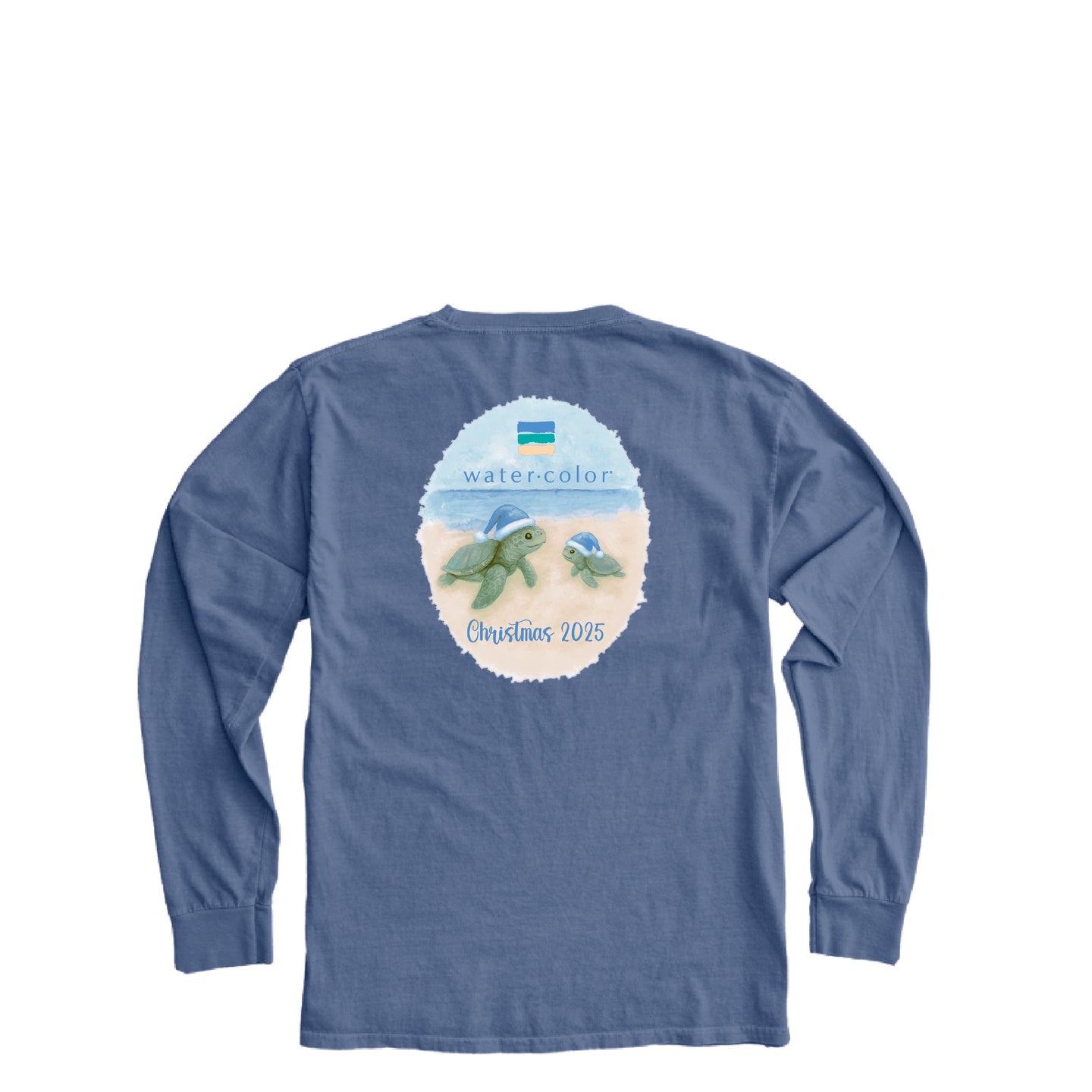 Pacific Blue LS 2025 Christmas Tee