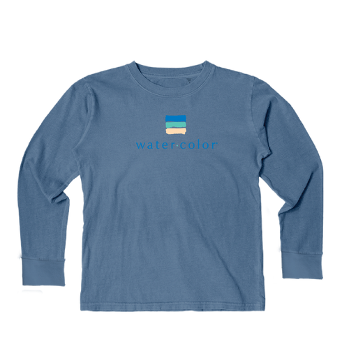 Youth Pacific Blue LS Tee
