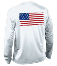 Load image into Gallery viewer, Unisex American Flag SPF Tee