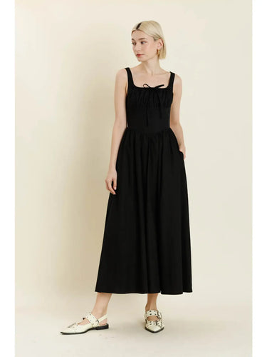 Black Corset Bodice Maxi