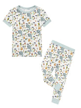 Load image into Gallery viewer, Manatee Short Sleeve Bamboo Toddler Kids Pajama Set