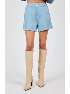 Skyway Align Faux Suede Shorts