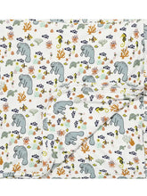 Load image into Gallery viewer, Manatee Bamboo Baby Blanket Baby Gift Swaddle Blanket