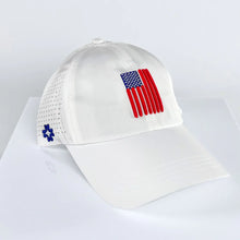 Load image into Gallery viewer, USA Flag Puff Sun Goddess Hat