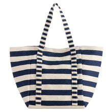 Load image into Gallery viewer, Navy Sailor Tote