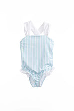 Load image into Gallery viewer, Bermuda Stripe Hadley Girls Suit