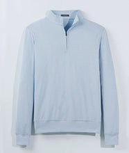 Load image into Gallery viewer, Carter Stripe 1/4 Zip Luxe Blue