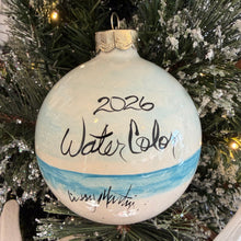 Load image into Gallery viewer, 2026 WaterColor Shell Ornament
