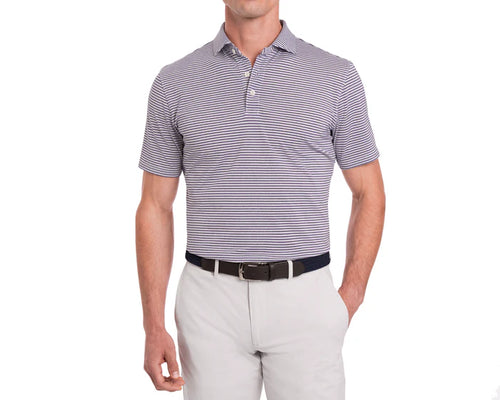 The Maxwell Shirt: Heathered Amherst & White