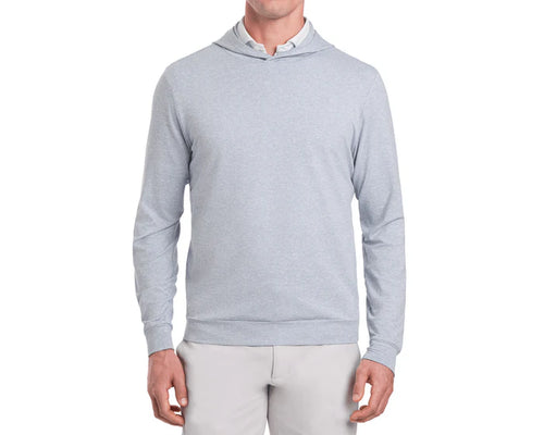 The Hamilton Pullover: Heathered Bedford & White