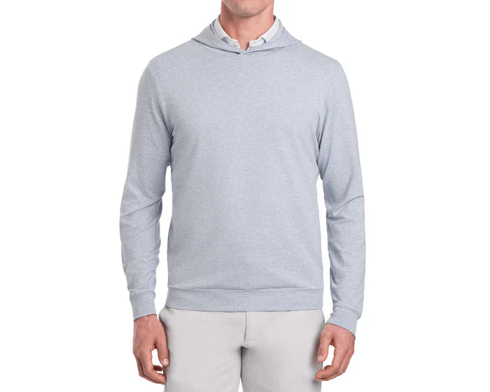 The Hamilton Pullover: Heathered Bedford & White