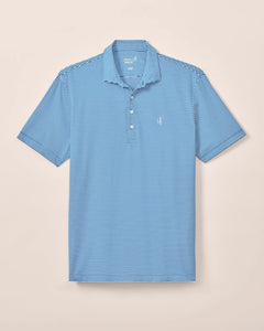 Palisades Blue Performance Mesh Polo - Dru