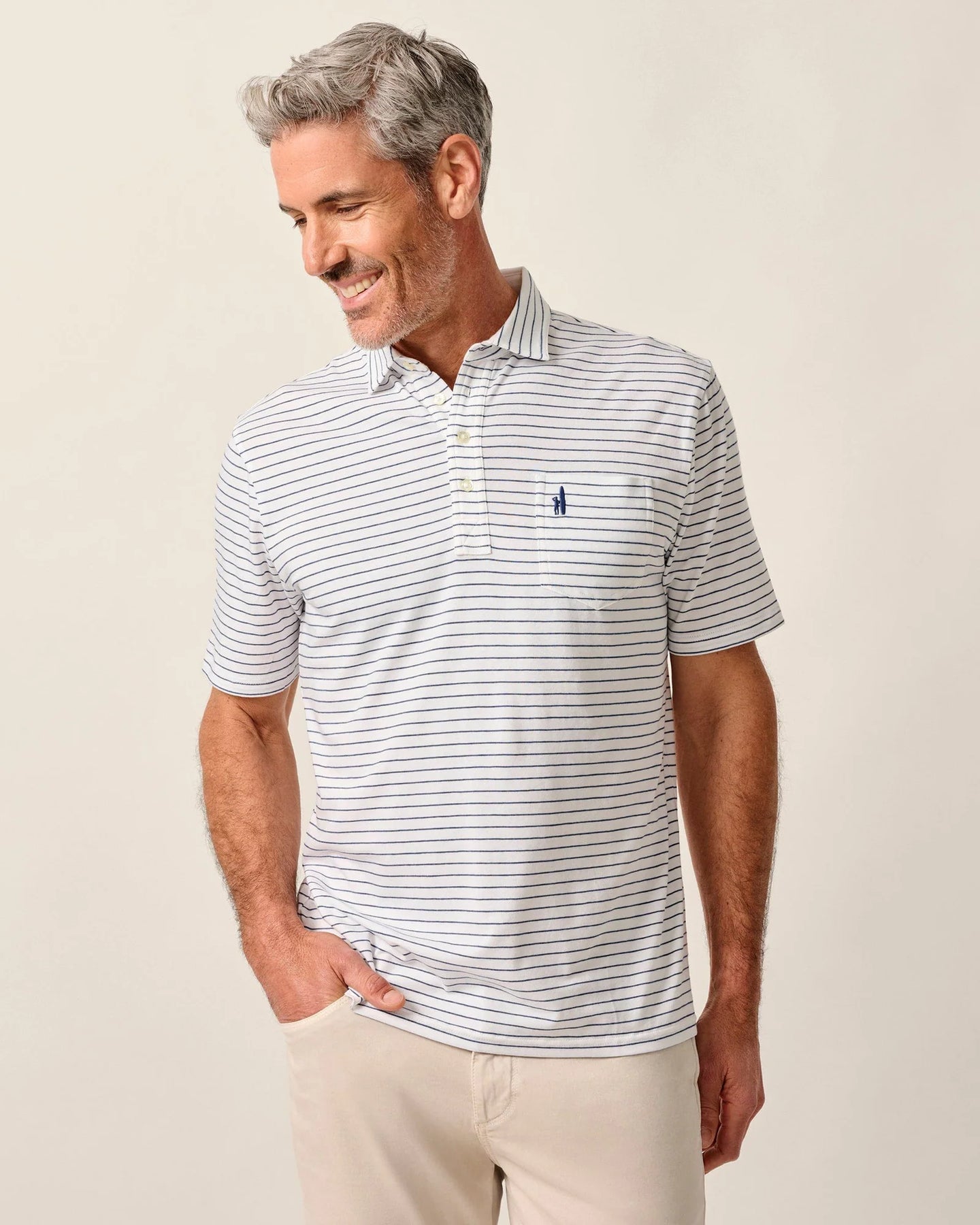 White Original 4-Button Polo - Ryan