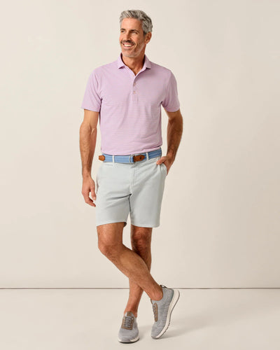 Azalea Performance Mesh Polo - Stetson Stripe