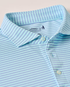 Tide Performance Mesh Polo - Stetson Stripe
