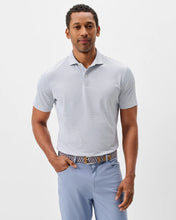 Load image into Gallery viewer, Navy Performance Mesh Polo - Cruz Stripe