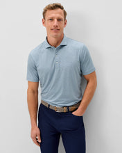 Load image into Gallery viewer, Carbon Navy Performance Jersey Polo - Michael Stripe