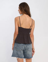 Load image into Gallery viewer, Black Gable Cami