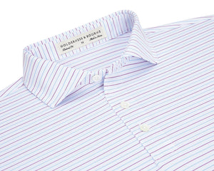 The Gibson Shirt: White/Skye/Fusion