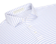 Load image into Gallery viewer, The Springer Shirt: White/Vista Blue/Tudor