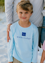 Load image into Gallery viewer, Youth Ice Blue LS SPF Tee