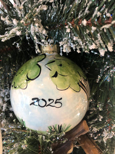 2025 WaterColor Sign Ornament