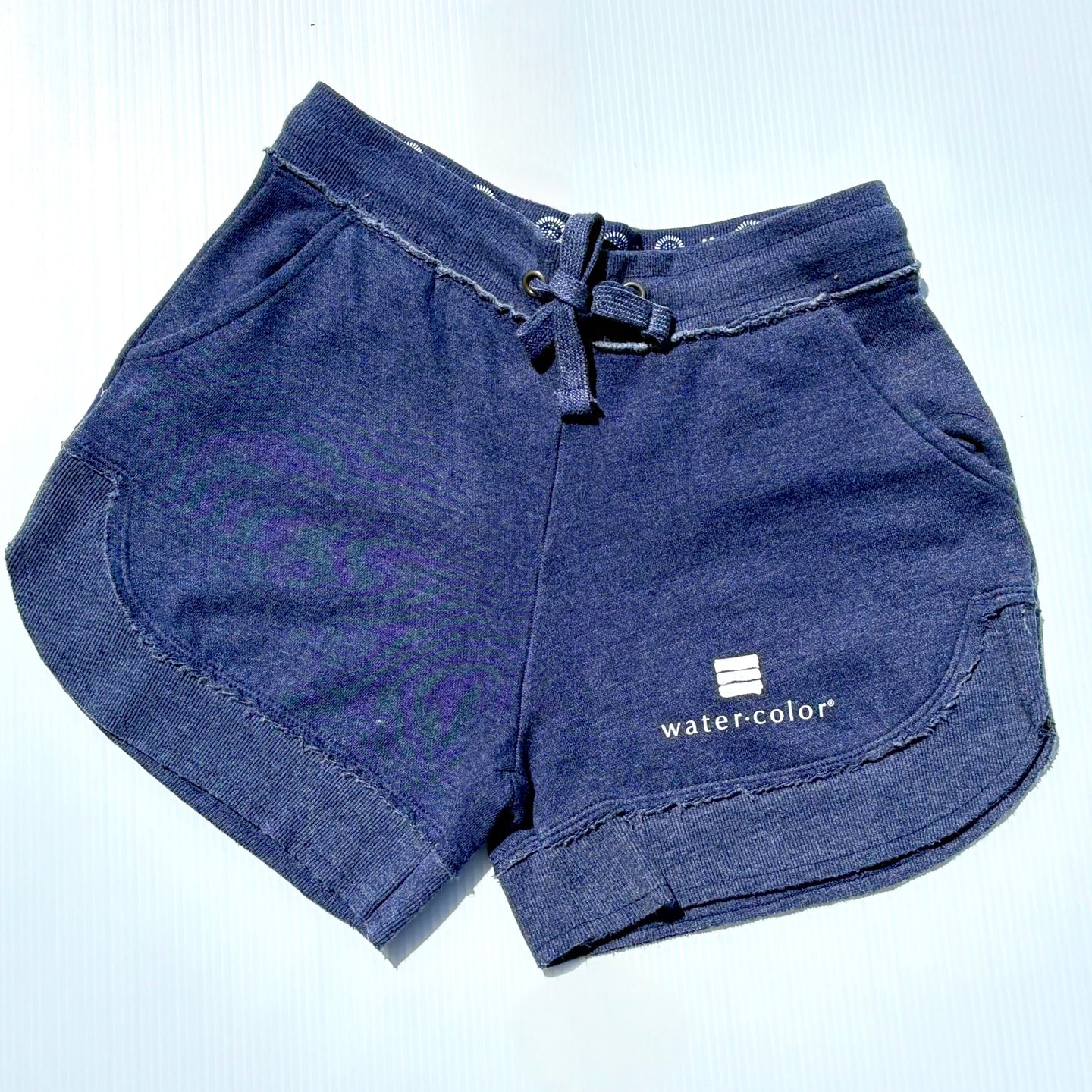 Navy Poncho Short