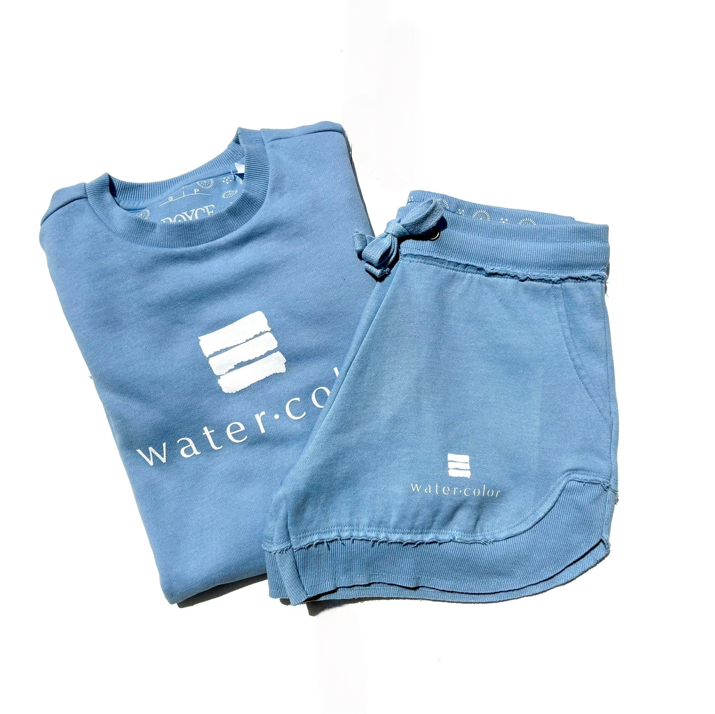 Beach Blue Fleece Poncho Pullover