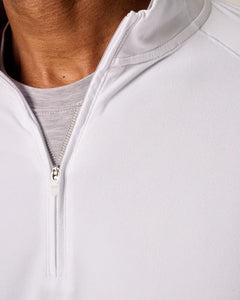 White Freeborne 1/4 Zip