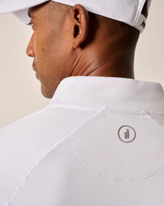 White Freeborne Performance 1/4 Zip Pullover