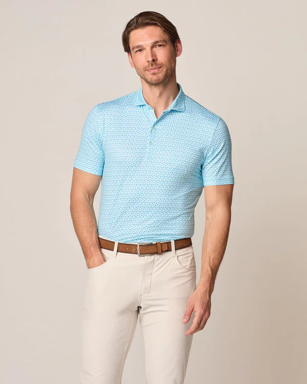 Riviera Woods Print Polo