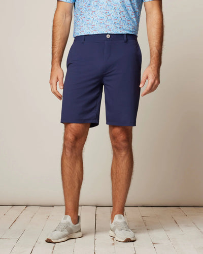 Navy Fusionn Knit Performance Pull-On Short