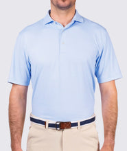 Load image into Gallery viewer, Luxe Blue Lennon Performance Polo