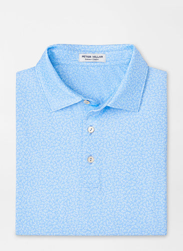 Cottage Blue Mahi Mahi Performance Jersey Polo