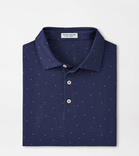 Load image into Gallery viewer, Navy North Star Print Polo