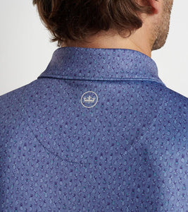 Velvet Plum Pina Skullada Print Polo