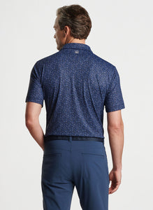 Navy Infusions Performance Jersey Polo