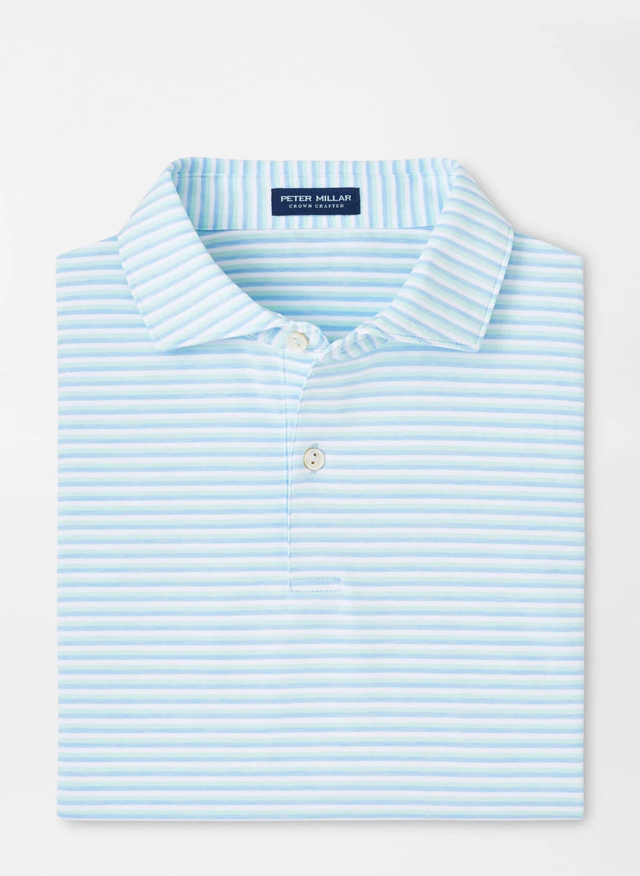 Blue Frost Milton Performance Jersey Polo