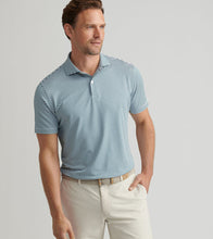 Load image into Gallery viewer, White/Sherwood Tempo Performance Mesh Polo