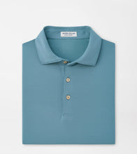 Load image into Gallery viewer, Bali Blue/Fresh Mint Jubilee Performance Jersey Polo