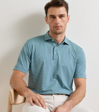 Load image into Gallery viewer, Bali Blue/Fresh Mint Jubilee Performance Jersey Polo