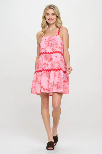 Sunset Cottage Ric-Rac Detailed Dress