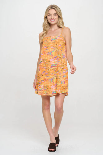Golden Shoreline Cami Dress