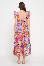 Load image into Gallery viewer, Fall Fiesta Ruffle Maxi Dress